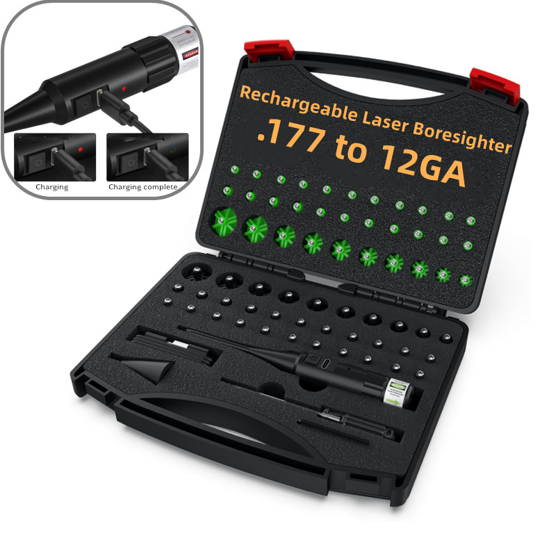 Laser Boresighter Kit - Kit de borosigher láser recargable, 32