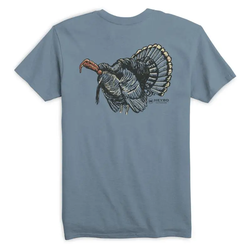 Outdoor Hunting Prints - Heybo Outdoors Hunting Longbeard Turkey Camiseta