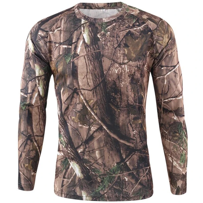 Hunting Outdoor Clothing Brands - Camiseta de camuflaje de manga larga
