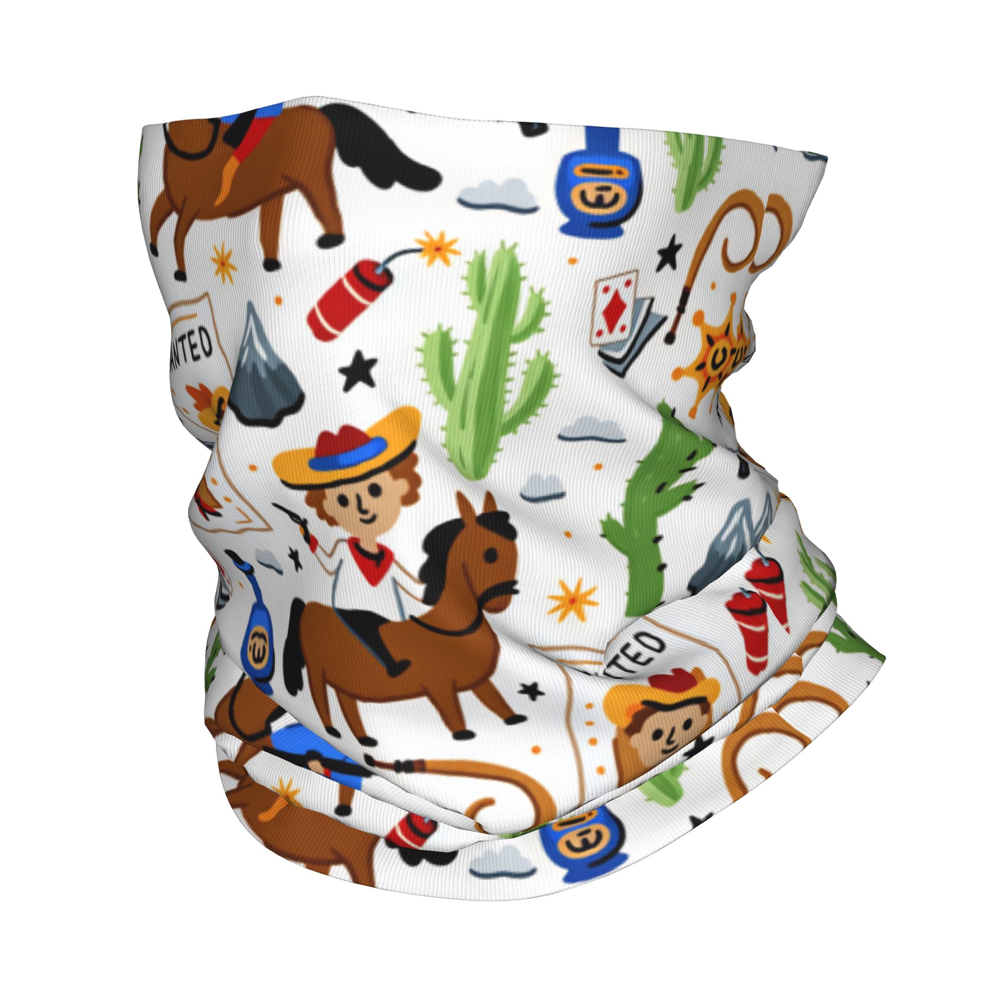 Outdoor Hunting Prints - Pasamontañas de Vaquero del Oeste para
