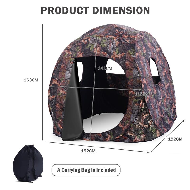 Carpa de Caza Plegable para 3  - Hunting & Outdoor Supplies Photos reseña y precio