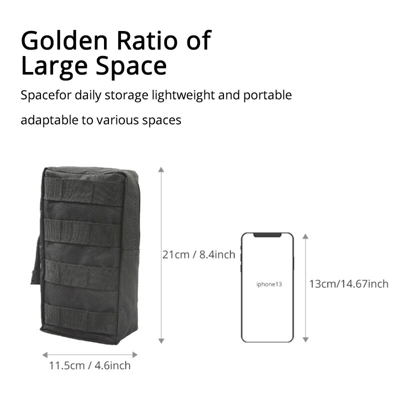 Bolsa de cintura Molle táctica - Hunting Outdoor Gear reseña y precio