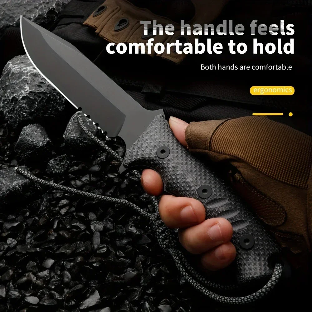 Cuchillo recto para acampar al - Hunting And Camping In Jungle reseña y precio
