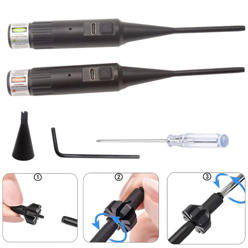 Kit de mira de orificio láser  - Laser Boresighter Kit reseña y precio