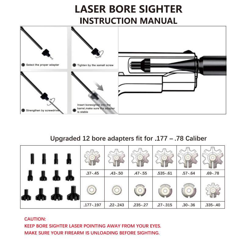 Kit de Mira Láser Táctica, Mir - Laser Boresighter Kit reseña y precio